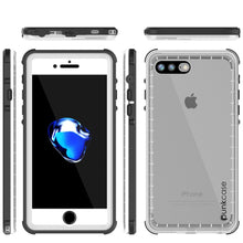 Charger l'image dans la galerie, iPhone 8+ Plus Waterproof Case, PUNKcase CRYSTAL White W/ Attached Screen Protector  | Warranty (Color in image: teal)