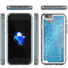 Charger l'image dans la galerie, iPhone 8 Case, PunkCase LIQUID Teal Series, Protective Dual Layer Floating Glitter Cover (Color in image: pink)