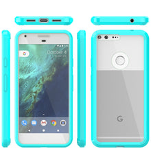 Charger l'image dans la galerie, Google Pixel XL Case Punkcase® LUCID 2.0 Teal Series w/ PUNK SHIELD Glass Screen Protector | Ultra Fit (Color in image: crystal pink)
