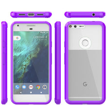 Charger l'image dans la galerie, Google Pixel Case Punkcase® LUCID 2.0 Purple Series w/ PUNK SHIELD Glass Screen Protector | Ultra Fit (Color in image: crystal pink)