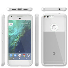 Charger l'image dans la galerie, Google Pixel Case Punkcase® LUCID 2.0 White Series w/ PUNK SHIELD Glass Screen Protector | Ultra Fit (Color in image: teal)