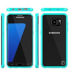 Load image into Gallery viewer, S7 Edge Case Punkcase® LUCID 2.0 Teal Series w/ PUNK SHIELD Screen Protector | Ultra Fit (Color in image: pink)