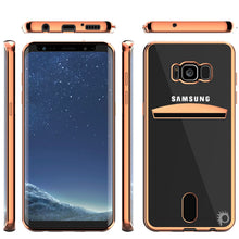 Charger l'image dans la galerie, Galaxy S8 Plus Case, PUNKCASE® LUCID Rose Gold Series | Card Slot | SHIELD Screen Protector (Color in image: Balck)