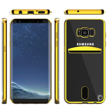 Charger l'image dans la galerie, Galaxy S8 Case, PUNKCASE® LUCID Gold Series | Card Slot | SHIELD Screen Protector | Ultra fit (Color in image: Silver)