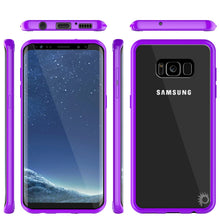 Load image into Gallery viewer, S8 Plus Case Punkcase® LUCID 2.0 Purple Series w/ PUNK SHIELD Screen Protector | Ultra Fit (Color in image: clear)