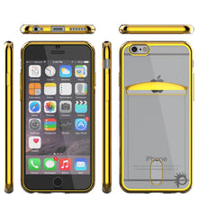 Charger l'image dans la galerie, iPhone 6s+ Plus/6+ Plus Case, PUNKCASE® LUCID Gold Series | Card Slot | SHIELD Screen Protector (Color in image: Silver)