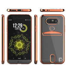 Charger l'image dans la galerie, LG G5 Case, PUNKCASE® Rose Gold LUCID  Series | Card Slot | PUNK SHIELD Screen Protector (Color in image: Rose Gold)