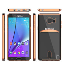 Charger l'image dans la galerie, Galaxy Note 5 Case, PUNKCASE® LUCID Rose Gold Series | Card Slot | SHIELD Screen Protector (Color in image: Balck)