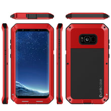 Load image into Gallery viewer, Galaxy S8+ Plus Case, PUNKcase Metallic Red Shockproof Slim Metal Armor Case (Color in image: gold)