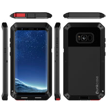Load image into Gallery viewer, Galaxy S8+ Plus Case, PUNKcase Metallic Black Shockproof Slim Metal Armor Case (Color in image: white)