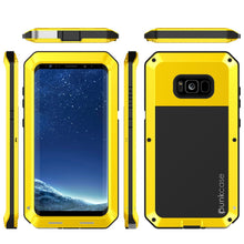Charger l'image dans la galerie, Galaxy Note 8  Case, PUNKcase Metallic Neon Shockproof  Slim Metal Armor Case (Color in image: gold)