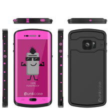 Load image into Gallery viewer, Galaxy s6 EDGE Plus Waterproof Case, Punkcase StudStar Pink Shock/DirtProof | Lifetime Warranty (Color in image: white)