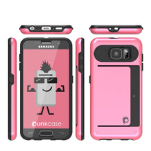 Load image into Gallery viewer, Galaxy S6 EDGE Plus Case PunkCase CLUTCH Pink Series Slim Armor Soft Cover Case w/ Screen Protector (Color in image: Rose Gold)