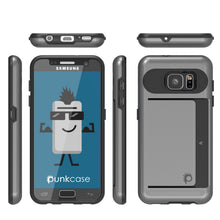 Charger l'image dans la galerie, Galaxy S7 EDGE Case PunkCase CLUTCH Grey Series Slim Armor Soft Cover Case w/ Screen Protector (Color in image: Gold)