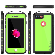Charger l'image dans la galerie, iPhone 8+ Plus Waterproof Case, Punkcase ALPINE Series, Light Green | Heavy Duty Armor Cover (Color in image: white)