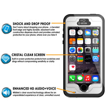 Load image into Gallery viewer, iPhone 5S/5 Waterproof Case, PunkCase StudStar White Case Water/Shock/Dirt Proof | Lifetime Warranty (Color in image: teal)