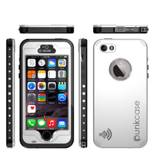 Load image into Gallery viewer, iPhone 5S/5 Waterproof Case, PunkCase StudStar White Case Water/Shock/Dirt Proof | Lifetime Warranty (Color in image: black)