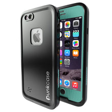 Load image into Gallery viewer, iPhone 6S+/6+ Plus Waterproof Case, Punkcase SpikeStar Teal | Thin Fit 6.6ft Underwater IP68 (Color in image: teal)