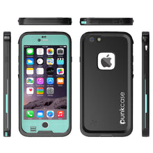 Load image into Gallery viewer, iPhone 6S+/6+ Plus Waterproof Case, Punkcase SpikeStar Teal | Thin Fit 6.6ft Underwater IP68 (Color in image: black)