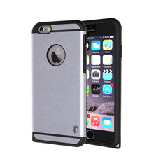 Load image into Gallery viewer, iPhone 6s/6 Case PunkCase Galactic SIlver Series Slim w/ Tempered Glass | Lifetime Warranty (Color in image: silver)