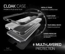 Load image into Gallery viewer, iPhone 6s Plus Case Space Grey Ghostek Cloak, Slim Protective w/ Tempered Glass | Lifetime Warranty (Color in image: gold)