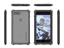 Charger l'image dans la galerie, iPhone 8+ Plus Waterproof Case, Ghostek Nautical Series for iPhone 8+ Plus | Slim Underwater Protection | Adventure Duty | Swimming (Black) (Color in image: Red)
