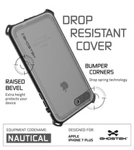 Charger l'image dans la galerie, iPhone 7+ Plus case, Ghostek®  Nautical Series  for iPhone 7+ Plus Rugged Heavy Duty Case | White