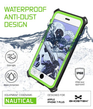 Charger l'image dans la galerie, iPhone 7+ Plus case, Ghostek®  Nautical Series  for iPhone 7+ Plus Rugged Heavy Duty Case |  GREEN