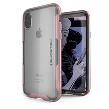 Load image into Gallery viewer, iPhone X Girly Case, Ghostek Cloak3 Slim Cute Luxury Thin Soft Cover | Wireless Charging Ready | Pink (Color in image: Pink)