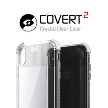 Load image into Gallery viewer, iPhone X Slim Clear Case, Ghostek Covert 2 Series Ultra Thin Shockproof Protective Cover | Hybrid Impact Drop Protection Technology | White (Color in image: Pink)