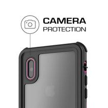 Load image into Gallery viewer, Ghostek Nautical Ultra Slim iPhone X Waterproof Case Fully Sealed Drop Resistant | Swimming Fishing Boating Snorkeling Jet Skiing Sailing Canoeing Kayaking Surfing Scuba Diving | Pink