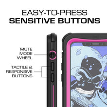 Load image into Gallery viewer, Ghostek Nautical Ultra Slim iPhone X Waterproof Case Fully Sealed Drop Resistant | Swimming Fishing Boating Snorkeling Jet Skiing Sailing Canoeing Kayaking Surfing Scuba Diving | Pink