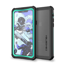 Load image into Gallery viewer, iPhone X Waterproof Case, Ghostek Nautical Series Extreme Durable Tough Cover | Hybrid Impact Rugged Outdoor Design | Teal (Color in image: Teal)