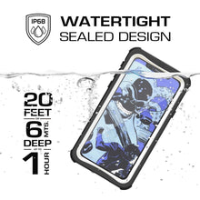 Load image into Gallery viewer, iPhone X Waterproof Case, Ghostek Nautical Series Full Body Shockproof Armor Design | Dustproof Snowproof Dirtproof Underwater Swimming Diving Floating Slim Fit Supports Wireless Charging | White