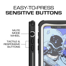 Load image into Gallery viewer, iPhone X Waterproof Case, Ghostek Nautical Series Full Body Shockproof Armor Design | Dustproof Snowproof Dirtproof Underwater Swimming Diving Floating Slim Fit Supports Wireless Charging | White