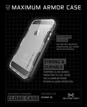 Charger l'image dans la galerie, iPhone SE/5S/5 Case Ghostek® Cloak Space Grey Series | Tempered Glass | Lifetime Warranty Exchange (Color in image: gold)