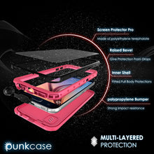 Load image into Gallery viewer, Galaxy S6 Waterproof Case PunkCase StudStar Pink Thin 6.6ft Underwater IP68 Shock/Dirt/Snow Proof (Color in image: white)
