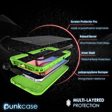 Load image into Gallery viewer, Galaxy S6 Waterproof Case PunkCase StudStar Light Green Thin 6.6ft Underwater IP68 Shock/Dirt Proof (Color in image: white)
