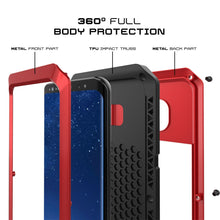 Charger l'image dans la galerie, Galaxy Note 8  Case, PUNKcase Metallic Red Shockproof  Slim Metal Armor Case (Color in image: silver)