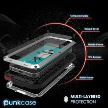 Charger l'image dans la galerie, iPhone SE/5/5s Case, Punkcase® METALLIC Series SILVER w/ TEMPERED GLASS | Aluminum Frame (Color in image: Gold)