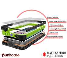 Charger l'image dans la galerie, Galaxy Note 5 Waterproof Case, Punkcase StudStar Light Green Shock/Dirt Proof | Lifetime Warranty (Color in image: pink)