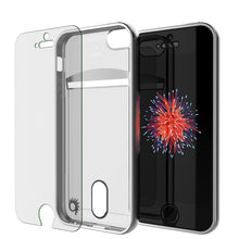 Charger l'image dans la galerie, iPhone SE/5S/5 Case, PUNKCASE® LUCID Silver Series | Card Slot | SHIELD Screen Protector | Ultra fit (Color in image: Silver)