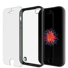 Charger l'image dans la galerie, iPhone SE/5S/5 Case Punkcase® LUCID 2.0 Black Series w/ PUNK SHIELD Screen Protector | Ultra Fit (Color in image: clear)