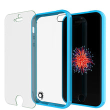 Charger l'image dans la galerie, iPhone SE/5S/5 Case Punkcase® LUCID 2.0 Light Blue Series w/ PUNK SHIELD Screen Protector | Ultra Fit (Color in image: clear)