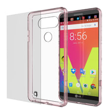 Charger l'image dans la galerie, LG v20 Case Punkcase® LUCID 2.0 Crystal Pink Series w/ PUNK SHIELD Glass Screen Protector | Ultra Fit (Color in image: crystal black)