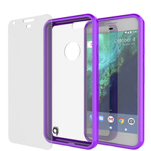 Charger l'image dans la galerie, Google Pixel Case Punkcase® LUCID 2.0 Purple Series w/ PUNK SHIELD Glass Screen Protector | Ultra Fit (Color in image: clear)
