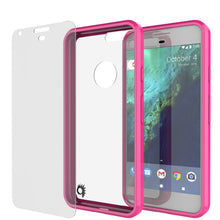 Charger l'image dans la galerie, Google Pixel Case Punkcase® LUCID 2.0 Pink Series w/ PUNK SHIELD Glass Screen Protector | Ultra Fit (Color in image: crystal pink)