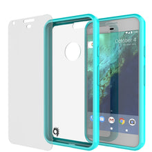 Charger l'image dans la galerie, Google Pixel XL Case Punkcase® LUCID 2.0 Teal Series w/ PUNK SHIELD Glass Screen Protector | Ultra Fit (Color in image: clear)