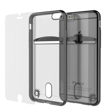 Charger l'image dans la galerie, iPhone 6s+ Plus/6+ Plus Case, PUNKCASE® LUCID Black Series | Card Slot | SHIELD Screen Protector (Color in image: Gold)