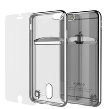 Charger l'image dans la galerie, iPhone 6s+ Plus/6+ Plus Case, PUNKCASE® LUCID Silver Series | Card Slot | SHIELD Screen Protector (Color in image: Gold)